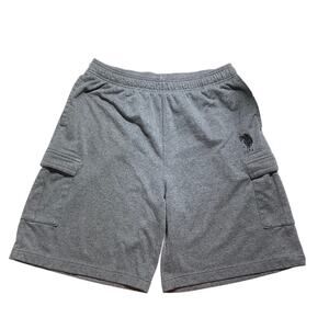US Polo Association Men’s Gray Cargo Shorts Size XL – Stretch, Casual, Athletic